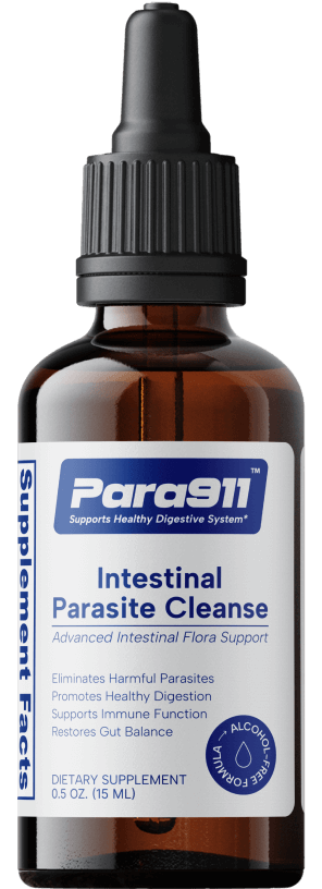 Para911 natural gut cleanse drops bottle
