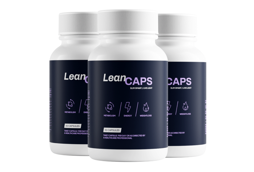 LeanCaps supplement bottle